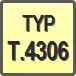 Piktogram - Typ: T.4306